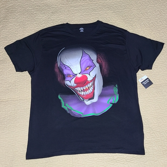 Horror Scary Clown of Evil T shirt size 2XL - Picture 2 of 4